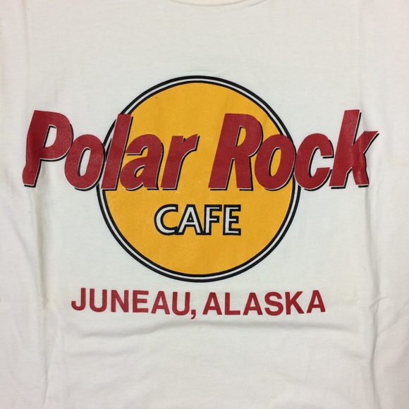80's 90's Polar Hard Rock Cafe Juneau Alaska Tee - Picture 2 of 7
